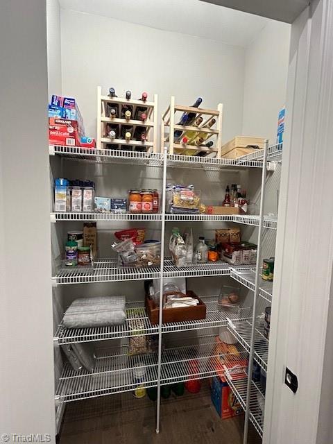 view of pantry