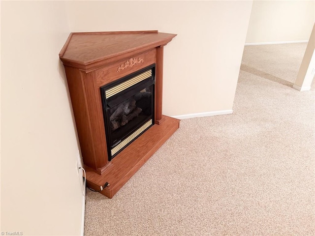 interior details with carpet flooring