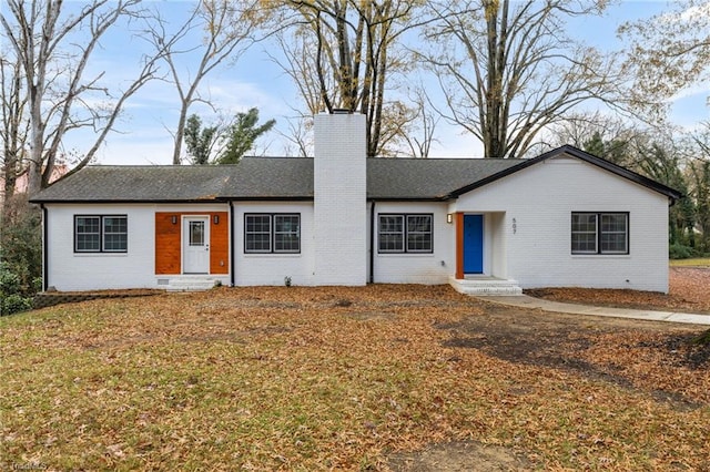 view of ranch-style home