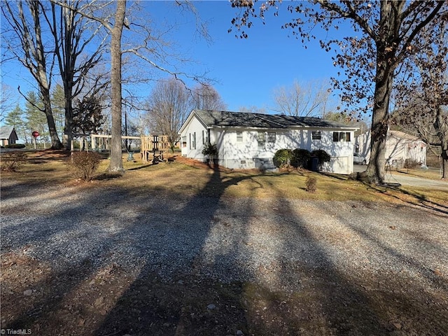 view of side of property