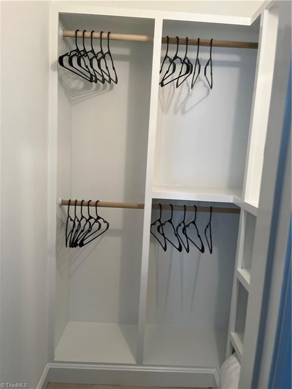 view of closet