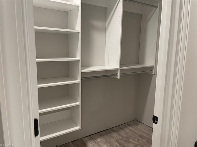 view of closet