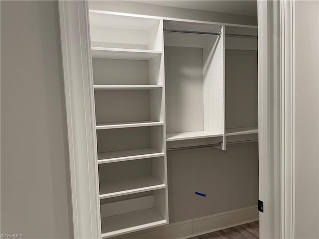 view of closet