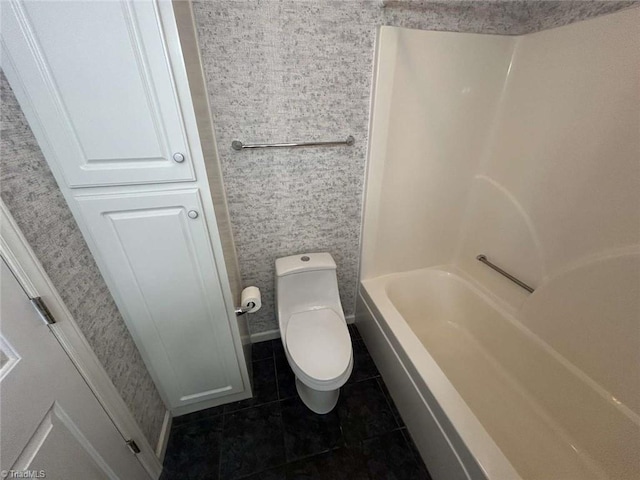 267 S Boyles St, Pilot Mountain, NC 27041 - bathroom featuring tile patterned floors and toilet