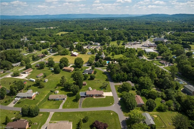 216 E Devon Dr, Mount Airy, NC 27030 - aerial view of a heavily wooded area