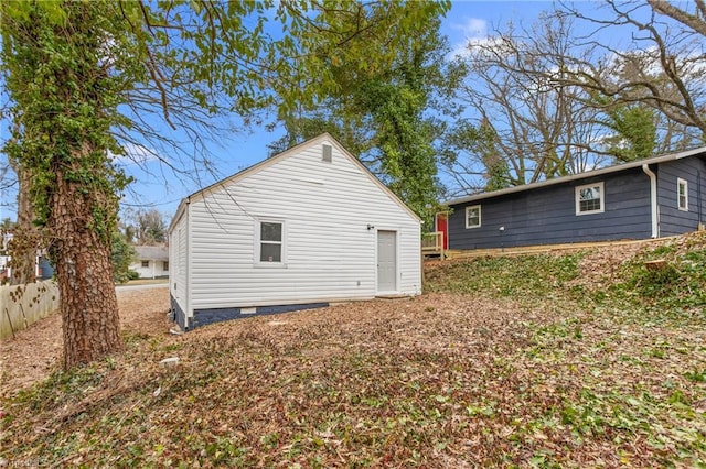 view of property exterior