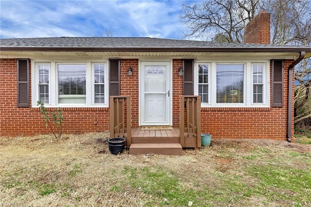 view of front of property