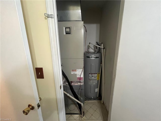 utilities featuring electric water heater