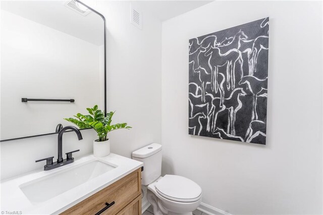 4114 Rose Lake Dr, Greensboro, NC 27407 - bathroom featuring vanity and toilet