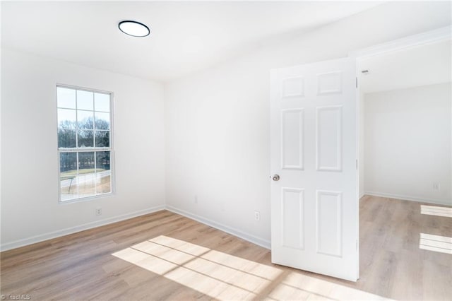 4114 Rose Lake Dr, Greensboro, NC 27407 - spare room with light hardwood / wood-style floors