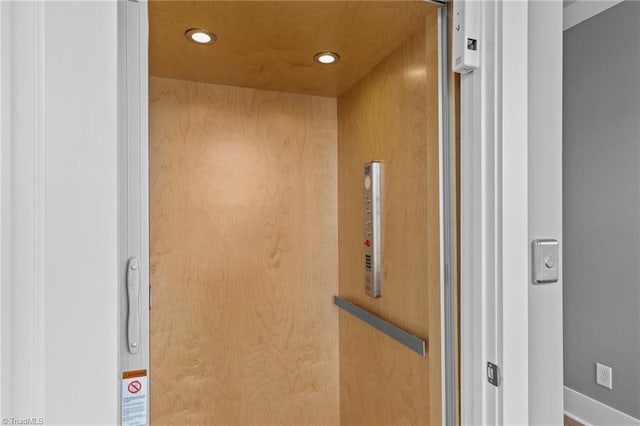 101 Melanie St, Emerald Isle, NC 28594 - interior details with elevator and recessed lighting