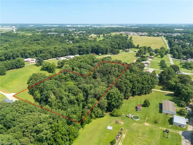 8194 Brotherstwo Rd, Colfax, NC 27235 - aerial overview of property's location featuring property boundaries highlighted