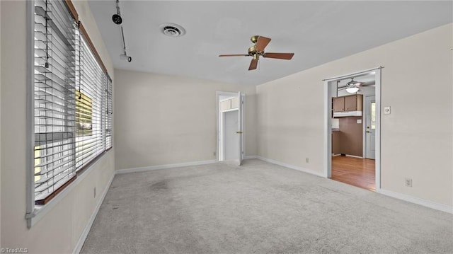 626 State Ave, High Point, NC 27262 - unfurnished bedroom with carpet floors and ceiling fan