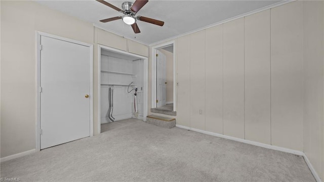 626 State Ave, High Point, NC 27262 - unfurnished bedroom featuring carpet floors and a ceiling fan