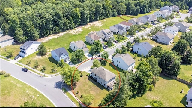 3602 Turquoise Dr, Durham, NC 27703 - aerial view of residential area