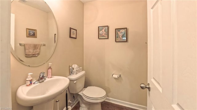 104 Tilleys Grove Dr, Kernersville, NC 27284 - bathroom with toilet and a sink