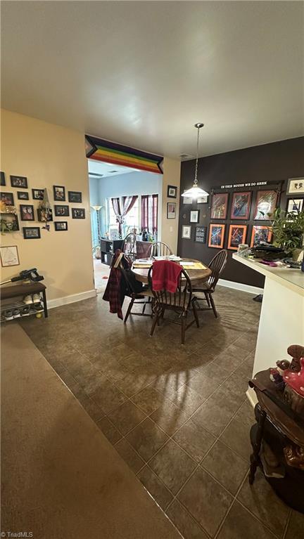 view of dining room