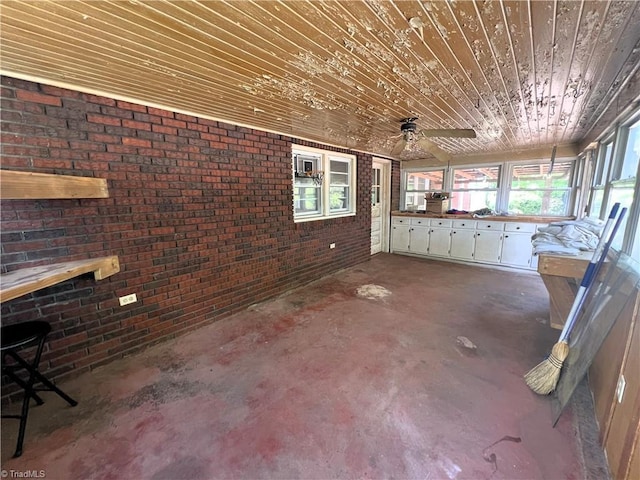1716 US Highway 220, Stokesdale, NC 27357 - unfurnished sunroom featuring a ceiling fan