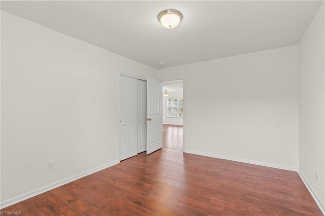 4887 Old Towne Village Cir, Pfafftown, NC 27040 - spare room featuring baseboards and wood finished floors