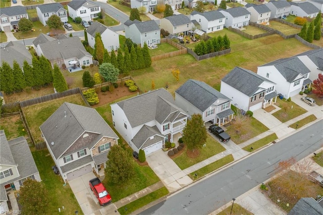 4887 Old Towne Village Cir, Pfafftown, NC 27040 - birds eye view of property with a residential view