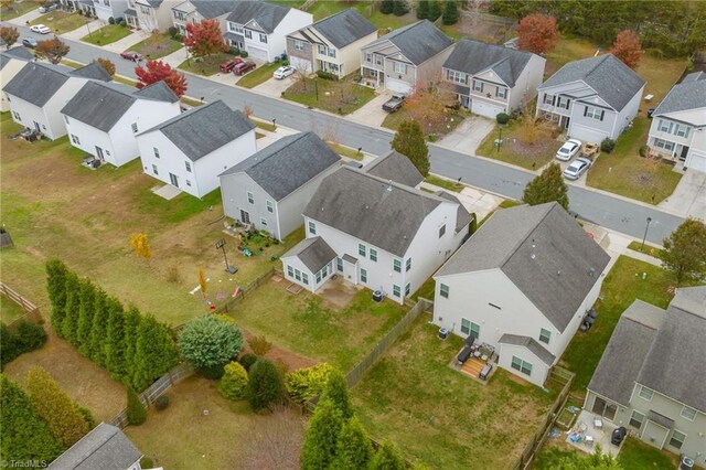 4887 Old Towne Village Cir, Pfafftown, NC 27040 - birds eye view of property with a residential view