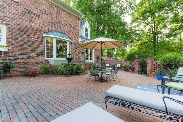 5001 Edinborough Rd, Greensboro, NC 27406 - view of patio featuring outdoor dining space