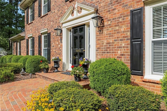 5001 Edinborough Rd, Greensboro, NC 27406 - entrance to property featuring brick siding