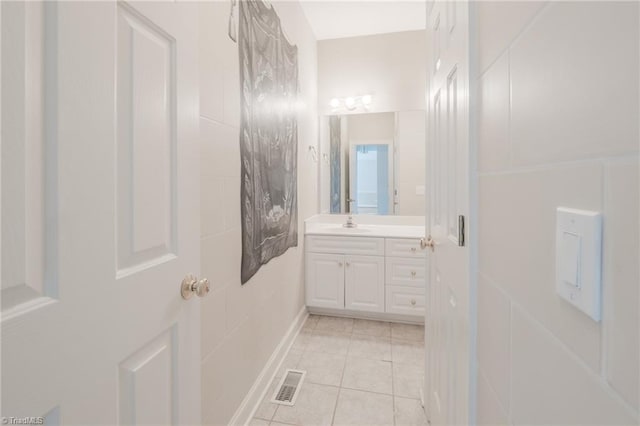 2809 Churchill Ct, High Point, NC 27262 - bathroom featuring vanity and tile patterned flooring