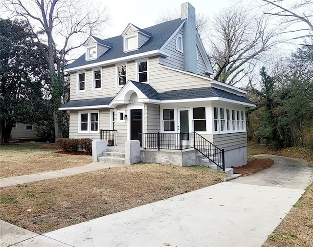 view of front of home