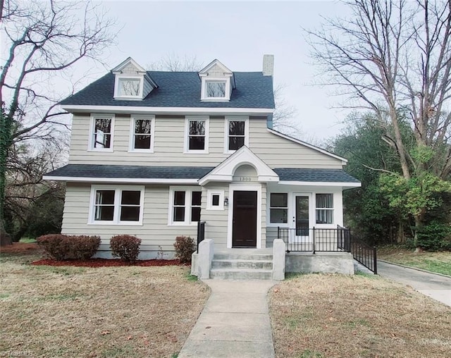 view of front of property