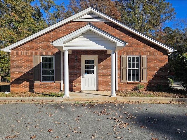 view of front of home