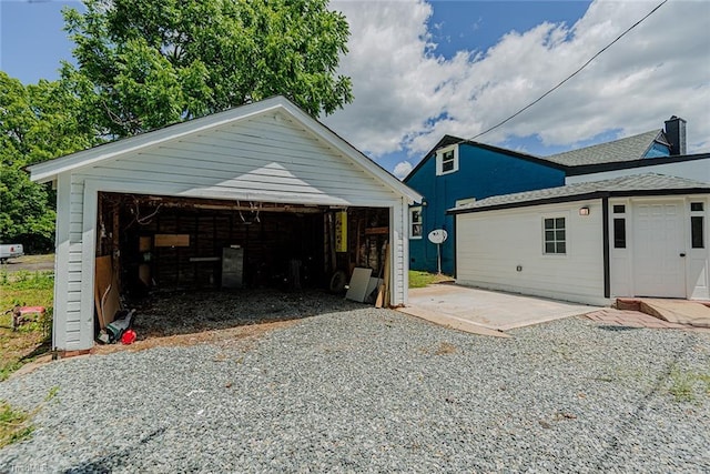 408 N Maple St, Graham, NC 27253 - view of detached garage