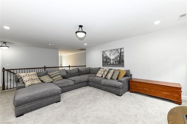 1117 Magenta Way, Kernersville, NC 27284 - living room with carpet flooring and recessed lighting