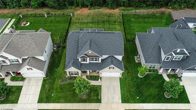 1117 Magenta Way, Kernersville, NC 27284 - aerial perspective of suburban area