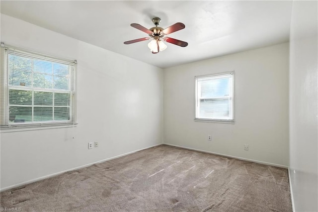 827 Woodcote Dr, Winston-Salem, NC 27107 - carpeted empty room with ceiling fan and baseboards