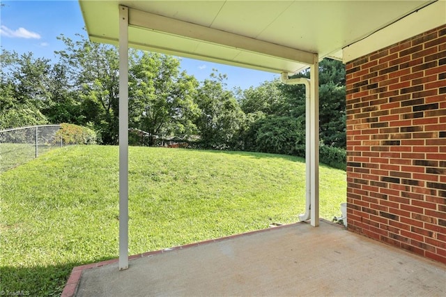 827 Woodcote Dr, Winston-Salem, NC 27107 - view of yard featuring a patio and view of scattered trees