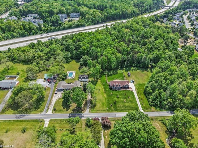 2515 E Woodlyn Way, Greensboro, NC 27407 - aerial view of property's location