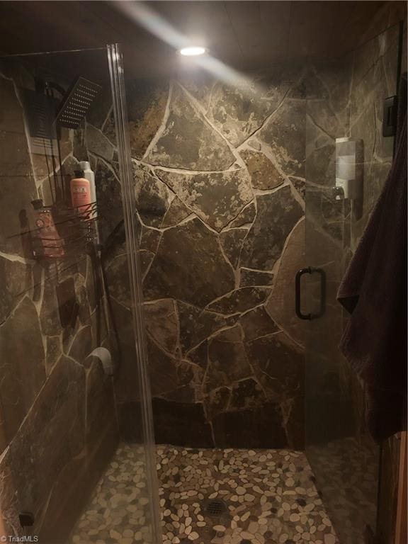 3273 N NC Highway 16, Millers Creek, NC 28651 - bathroom with a marble finish shower
