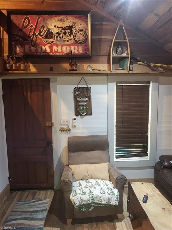 3273 N NC Highway 16, Millers Creek, NC 28651 - sitting room with wood finished floors and wood ceiling
