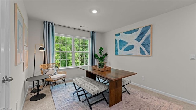 144 Rose Wind Way, Mayodan, NC 27027 - carpeted home office featuring baseboards