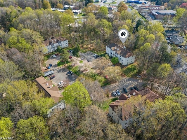aerial overview of property's location