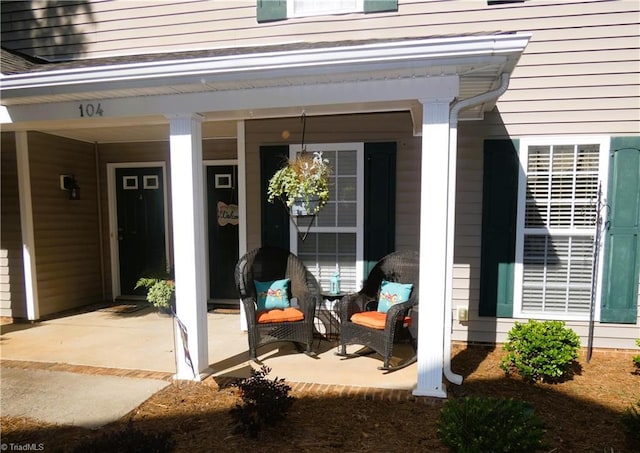 149 Pinewood Ln Unit 104, Bermuda Run, NC 27006 - property entrance featuring covered porch