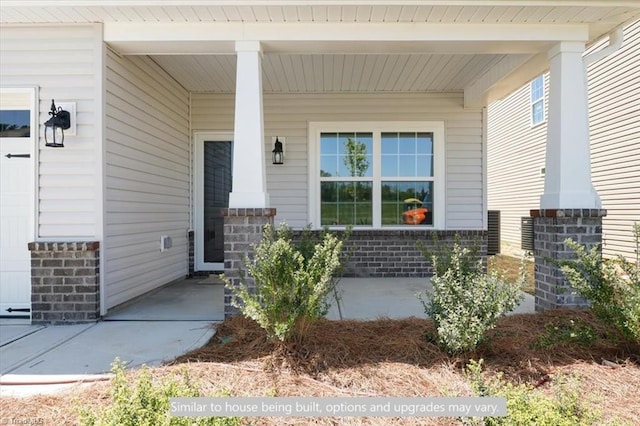 4090 Stallion St Lot 74, High Point, NC 27262 - entrance to property featuring a porch