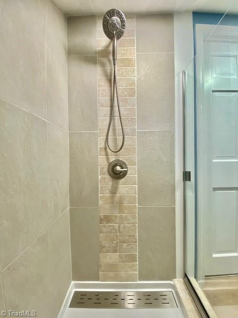305 W Avondale Dr, Greensboro, NC 27403 - bathroom featuring a shower stall