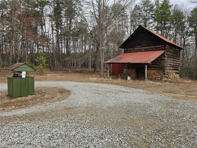 view of street with driveway