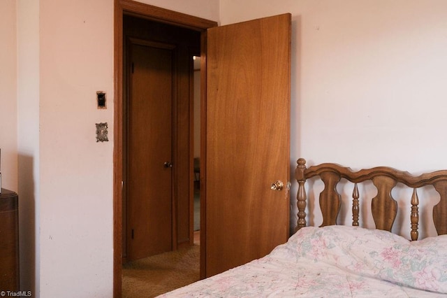 bedroom featuring carpet flooring