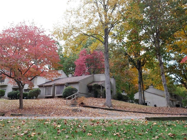 view of side of home