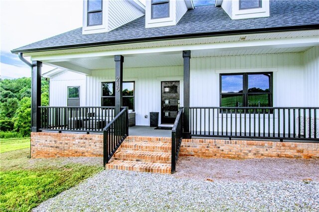 exterior space with an outdoor living space