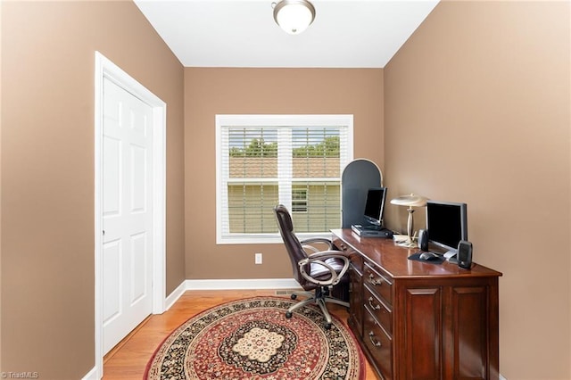 4060 Tarmac Dr, Sophia, NC 27350 - office space featuring baseboards and light wood-style flooring