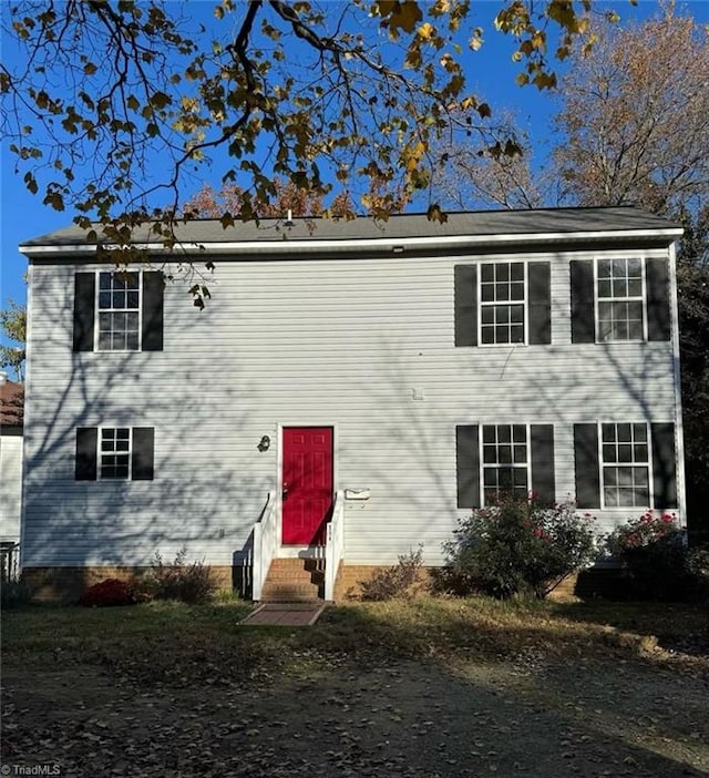 view of colonial inspired home